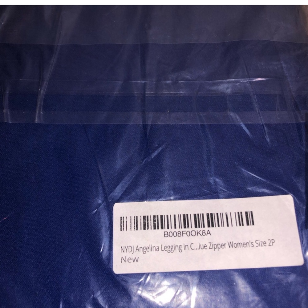 NEW NWT NYDJ Angelina Legging Coated Denim Princess - Picture 5 of 5